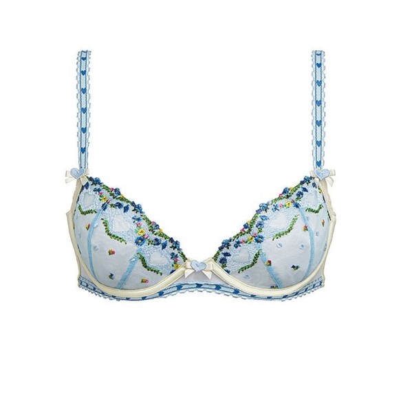 For Love & Lemons midsummer heart embroidered bra - Picture 5 of 12